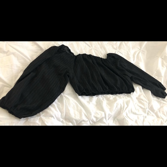 🔥Black Off The Shoulder Top & Wide Leg Pants SET🔥4XL🔥New 🔥SHEIN CURVE - Picture 7 of 16